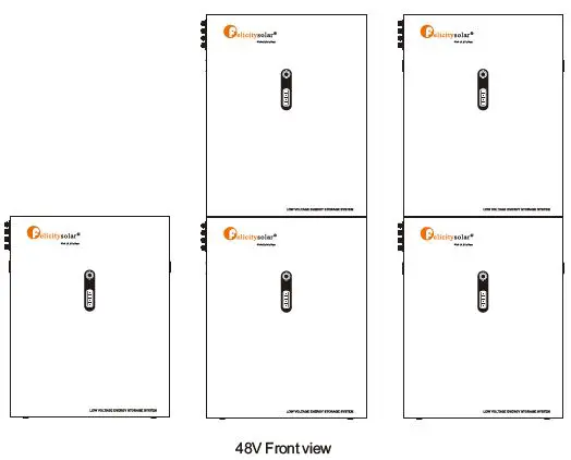 Felicitysolar LPBA48170 LiFePO4 Battery System for Households-7
