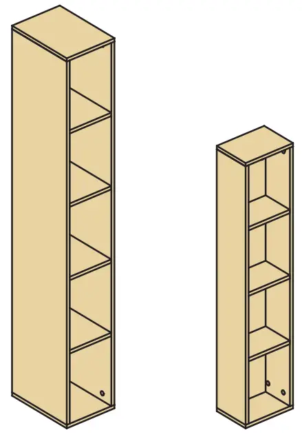 Ideal Standard T4307PA Tall Column Unit Open-fig1