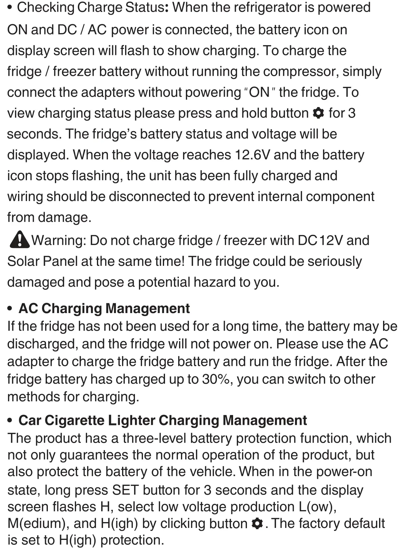 BRASS MONKEY GH2027 15L Portable Fridge Freezer - Solar Panel Charge Connection 2