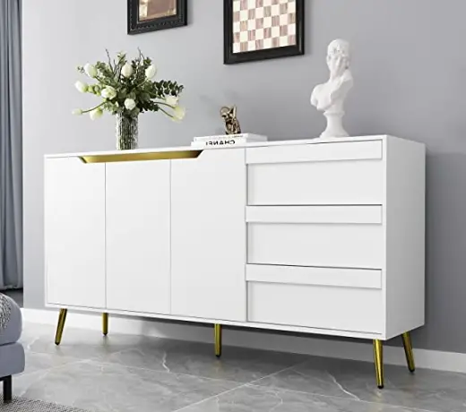 FUFU-GAGA-KF210160-01-Wood-Buffet-and-Hutch-Combination-Cabinet-with-Glass-Doors-product-image