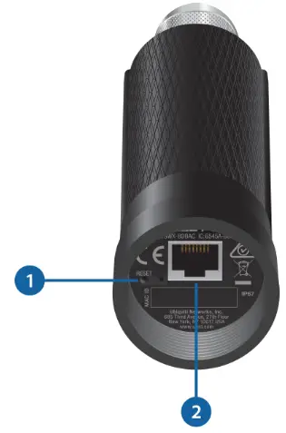 UBIQUITI BulletAC IP67 AirMAX Bullet AC Dual-Band Radio - fig 1