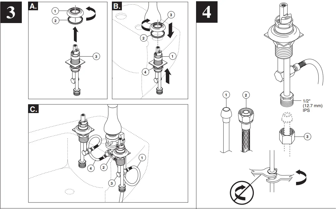 BRIZO-6310-Three-Handle-Rosette-Bidet-Valve-FIG7