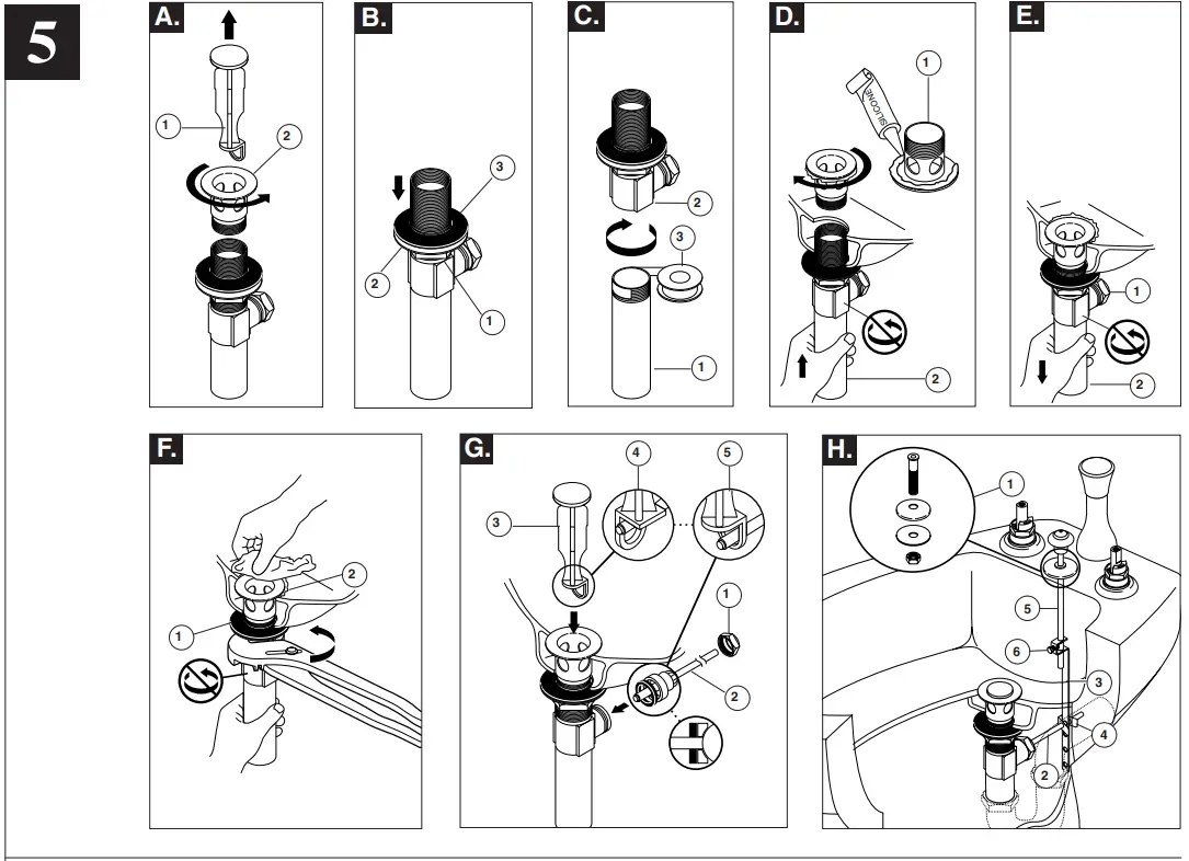 BRIZO-6310-Three-Handle-Rosette-Bidet-Valve-FIG8