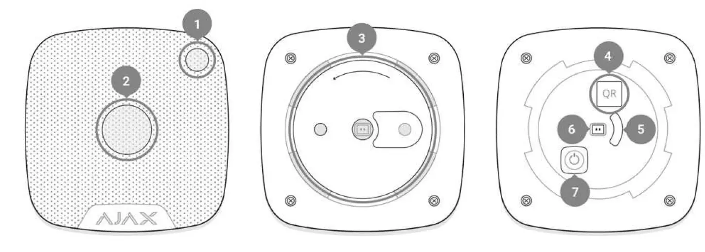AJAX HomeSiren Wireless Indoor Siren 1