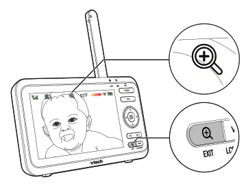 vtech VM350 2 Full Color Video Monitor - Basic operation 2