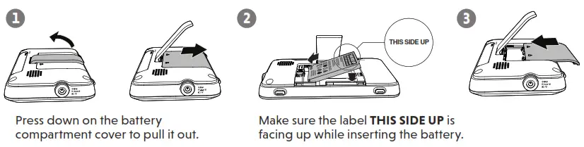 vtech VM350 2 Full Color Video Monitor - Connect the baby monitor 1