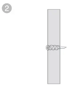 vtech VM350 2 Full Color Video Monitor - Mount the baby unit 3