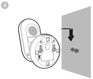 vtech VM350 2 Full Color Video Monitor - Mount the baby unit 5