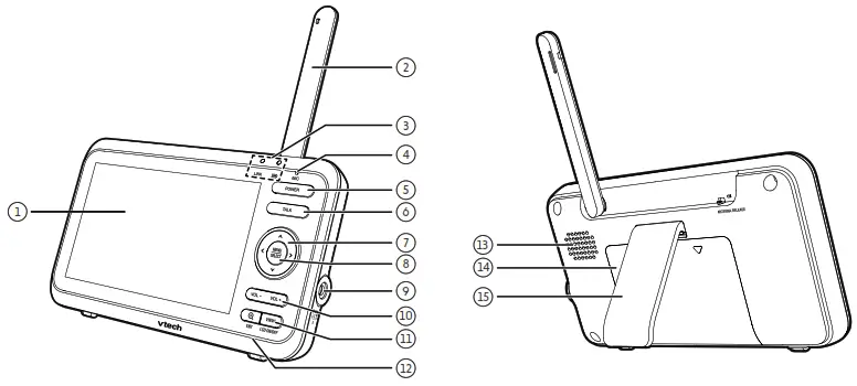 vtech VM350 2 Full Color Video Monitor - Overview