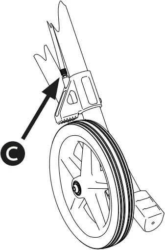 TAiMA Lightweight Rollator - BRAKE ADJUSTMENT