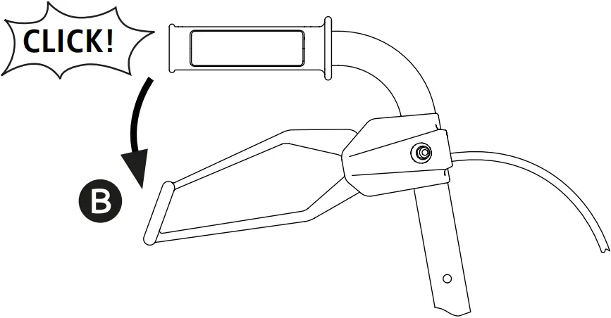TAiMA Lightweight Rollator - PARKING BRAKE
