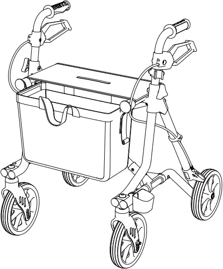 TAiMA Lightweight Rollator User Manual
