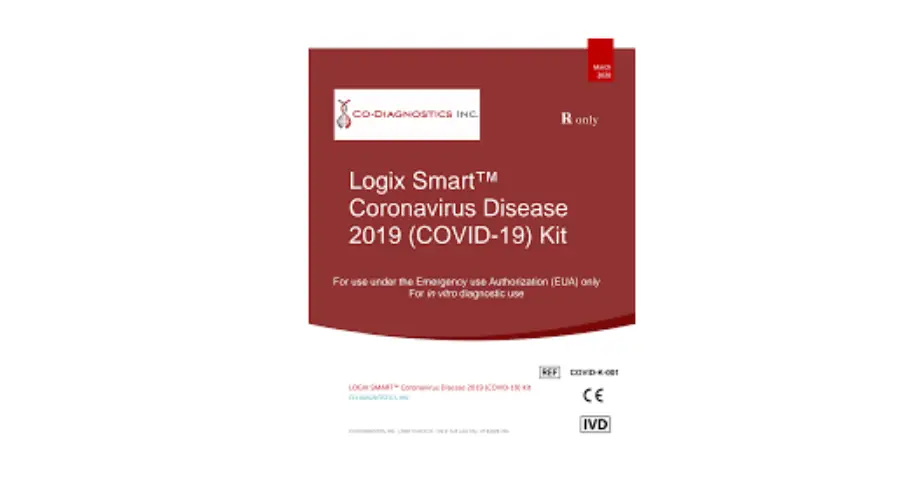 Co-diagnostics Inc Covid-k-002 Logix Smart Sarscov-2 Test Kit Instruction Manual Co-diagnostics Inc Covid-k-002 Logix Smart Sarscov-2 Test Kit Instruction Manual