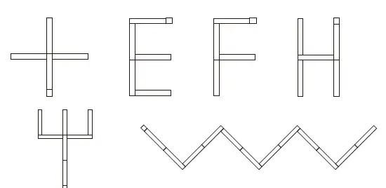 Kmart I004686 Genio Wi-Fi Pixel 6 Piece Linear Wall Light 3