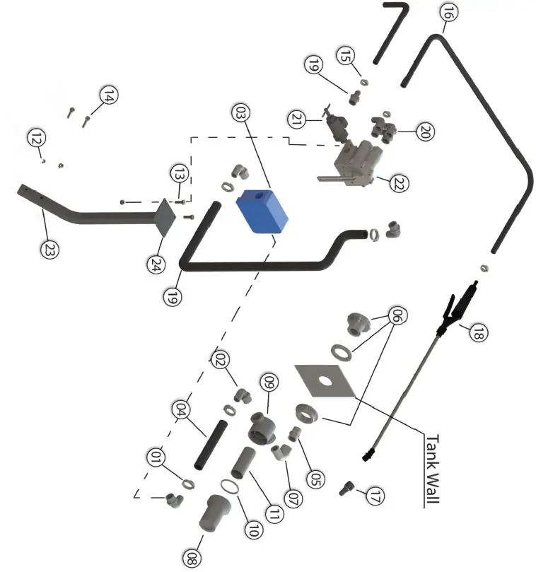 BE-RMS150-28FB 3pt Hitch Sprayer 2