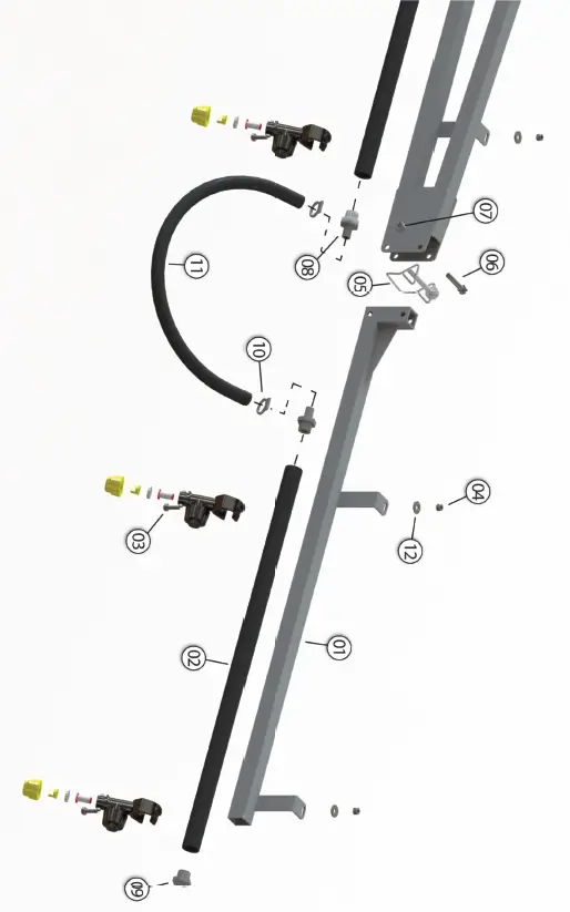 BE-RMS150-28FB 3pt Hitch Sprayer 4