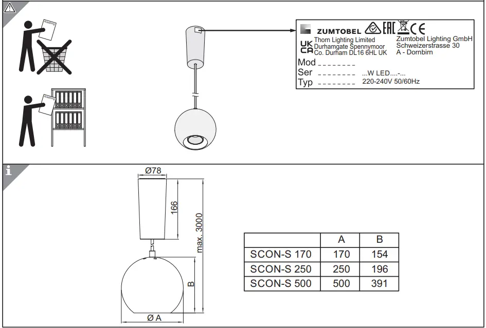 ZUMTOBEL-SCON-AC-250-Pendant-Lighting-Chrome-fig-2