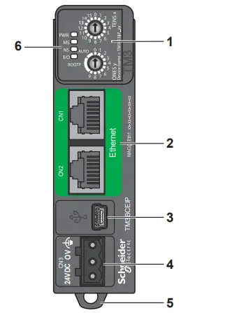 Schneider Electric TM3BCEIP Input-Outdoor Distributed Module - Parts