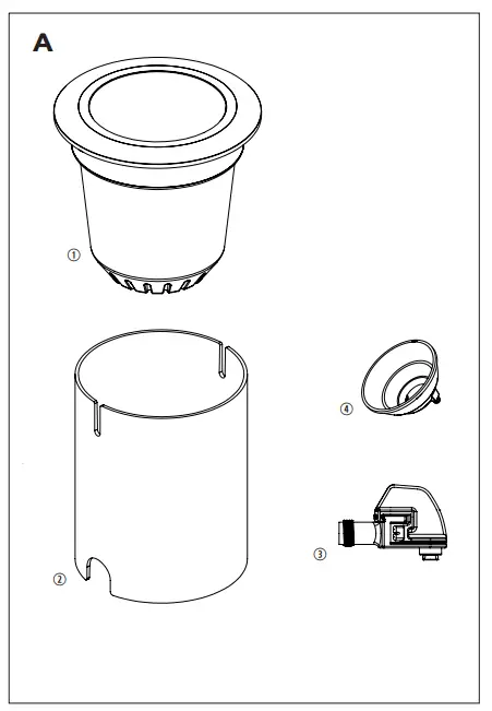 LiGHTPRO 186U 12V Atik R1 9W Dimmable Ground Light - Fig