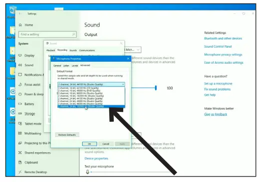 audio-technica ATR2500x-USB Cardioid Condenser USB Microphone - desired sample rat