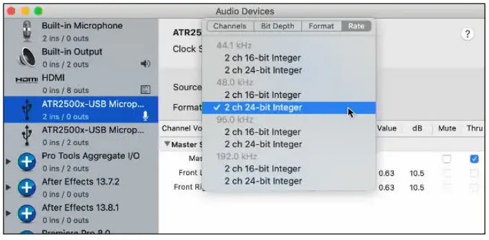 audio-technica ATR2500x-USB Cardioid Condenser USB Microphone - recorded audio