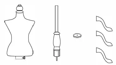 sandinrayli-SY18F0213-Canvas-Female-Mannequin-Torso-W-Tripod-Stand-1