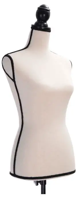 sandinrayli-SY18F0213-Canvas-Female-Mannequin-Torso-W-Tripod-Stand