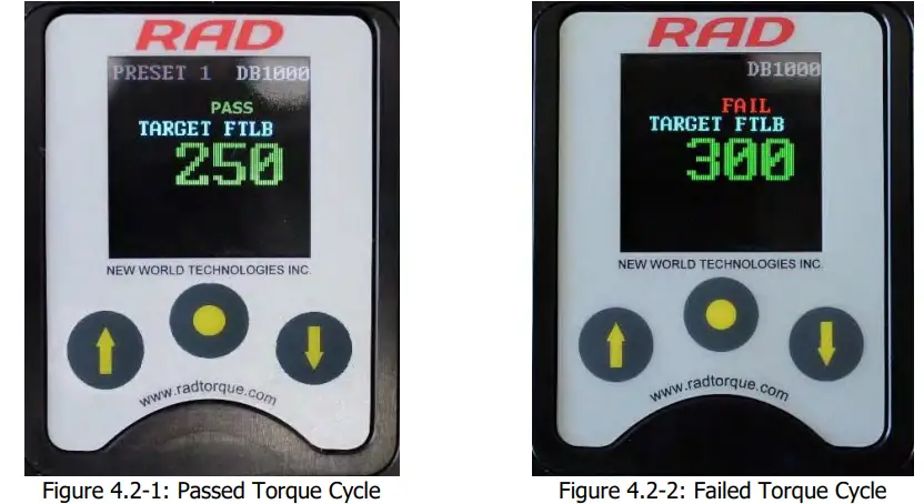 Digital B RAD Battery Torque Wrench - CAUTION 7