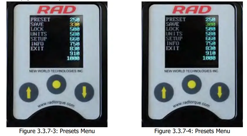 Digital B RAD Battery Torque Wrench - Unlocking Access Levels10