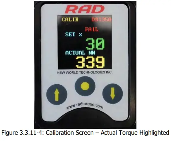 Digital B RAD Battery Torque Wrench - Unlocking Access Levels16