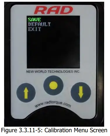 Digital B RAD Battery Torque Wrench - Unlocking Access Levels17