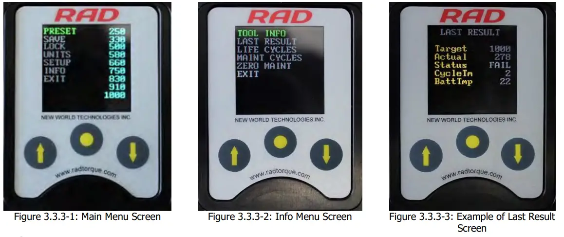 Digital B RAD Battery Torque Wrench - Unlocking Access Levels6