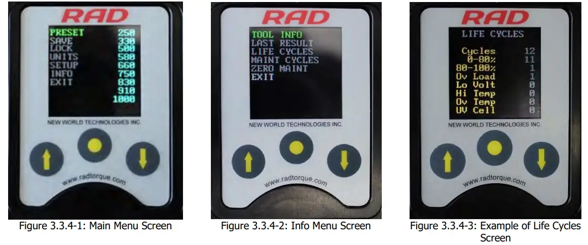 Digital B RAD Battery Torque Wrench - Unlocking Access Levels7