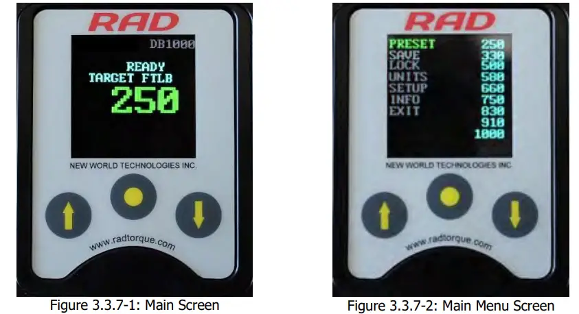 Digital B RAD Battery Torque Wrench - Unlocking Access Levels9