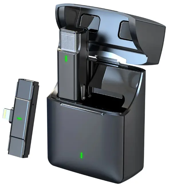 Elontess TDS9 Mini 3 In 1 Wireless Microphone System