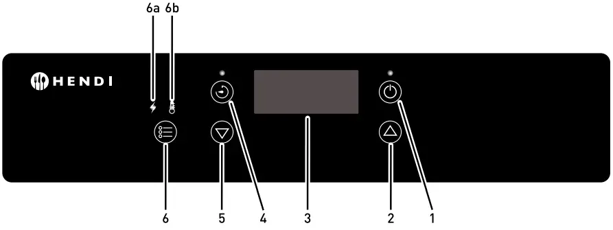 HENDI 239322 5000D Induction Cooker - Fig 1