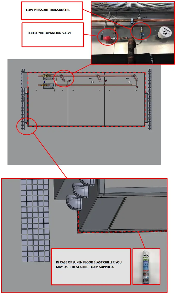 ROLL-INS BLAST CHILLEacR ASSEMBLY INSTRUCTION