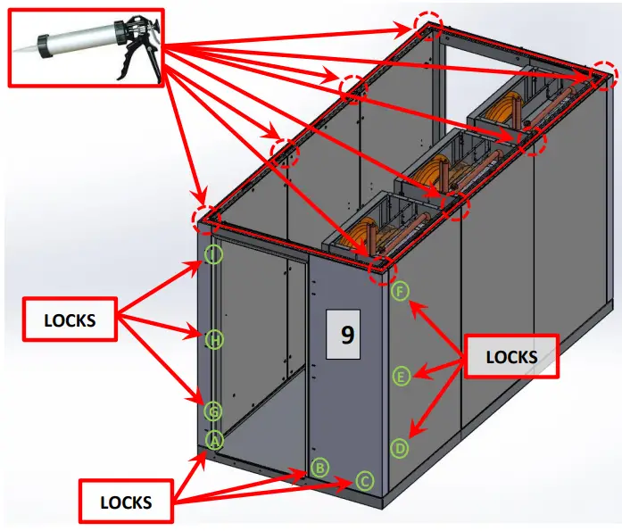 ROLL-INS BLAST CHILLEacR ASSEMBLY INSTRUCTION
