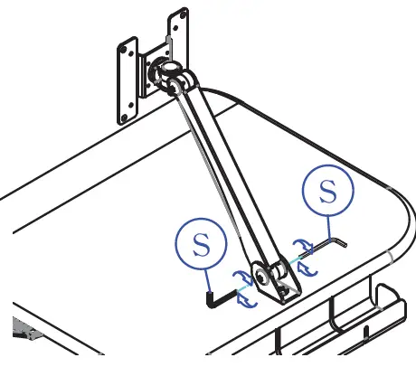 CTA QPAD-HRSWLT-Height-Adjustable-Rolling-Workstation-Cart-with-Laptop-Holder-FIG- (11)