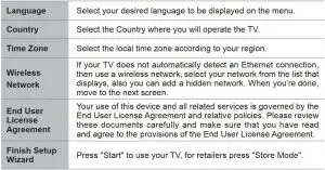 FIG 21 Turning the TV on for the First Time