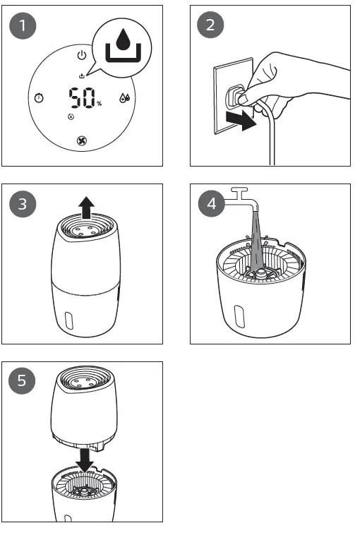 PHILIPS HU2716 Humidifier how to use 1