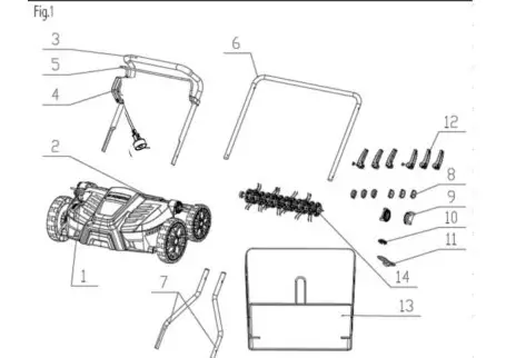 VICTOR 2-in-1 Aerator & Scarifier H466 -2 in 1 Aerator & Scarifier H466 OR12