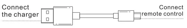 ZYF Z10 Anti Lost Smart Remote Control User Manual - Charging Cable