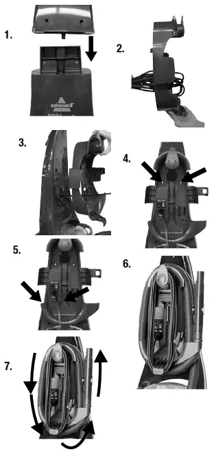 Bissell 8910 Series ProHeat Vacuum - Assembly