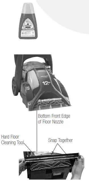 Bissell 8910 Series ProHeat Vacuum - Hard floor cleaning