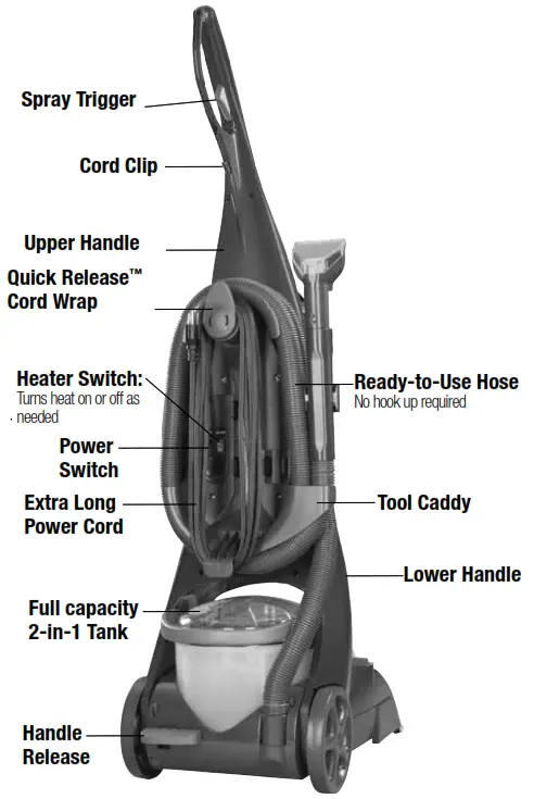 Bissell 8910 Series ProHeat Vacuum - Product view2