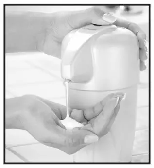 CONAIR HLD23TG True Glow Heated Lotion Dispenser - After you have filled the reservoir with lotion