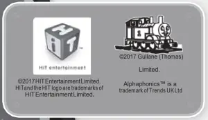 THOMAS FRIENDS TT04 Friends Learn with Alpha Phonic Instruction Manual - limed