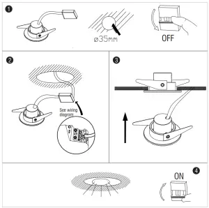 saxby 95286 Lalo 3W Warm White Light - 1