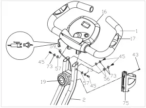 virtufit iConsole Folding Bike - ASSEMBLY INSTRUCTIONS STEP 3